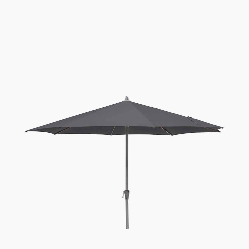 RIVA Grey Luna 3.5m Round Centre Pole Parasol