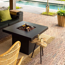 Load image into Gallery viewer, Cosi brixx 90 Anthracite Propane Gas Outdoor Fire Pit Table
