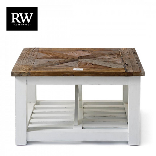 Château Chassigny Reclaimed Elm Coffee Table, 70cm x 70cm