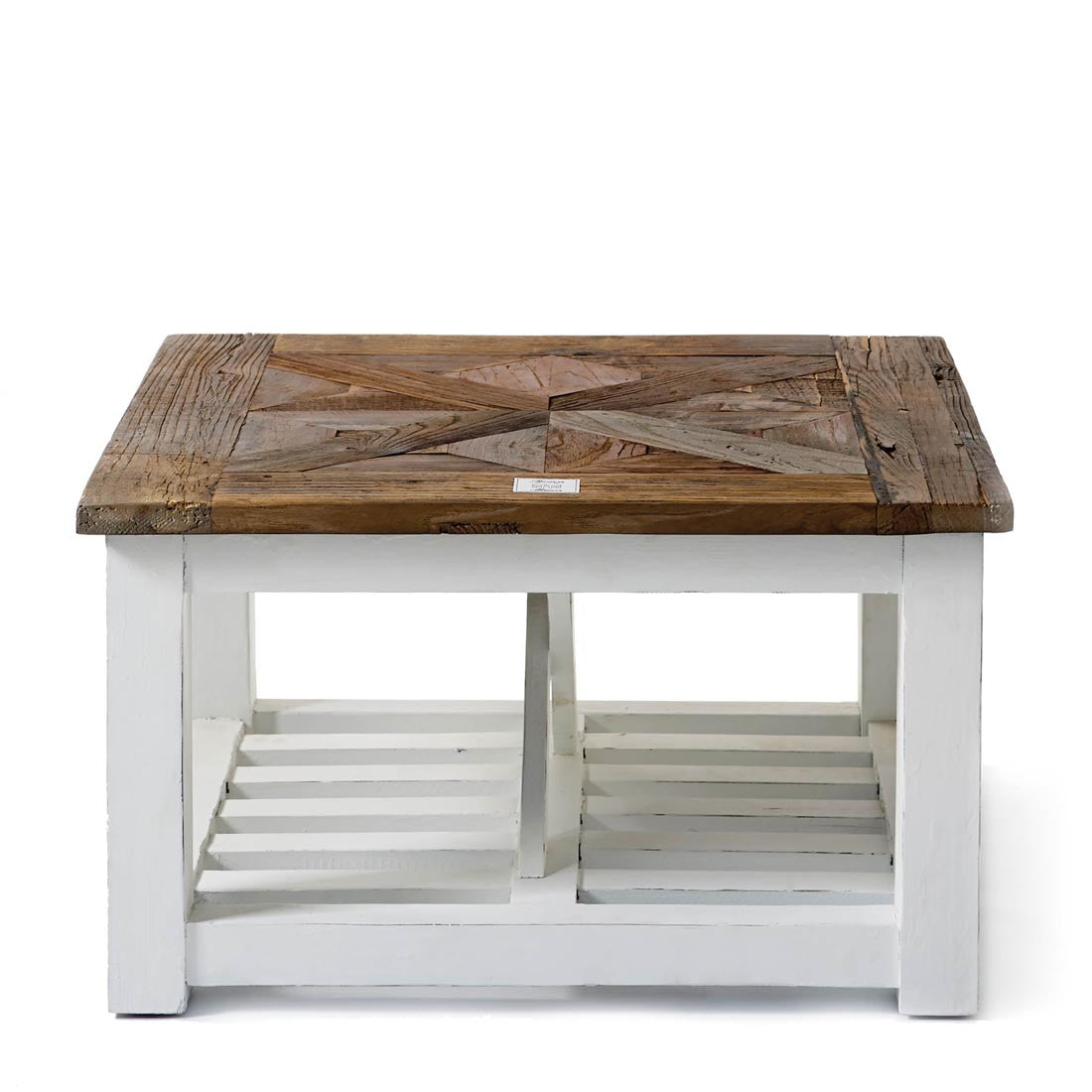 Château Chassigny Reclaimed Elm Coffee Table, 70cm x 70cm