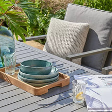 Load image into Gallery viewer, Titchwell Metal Garden Corner Sofa Set with Standard Table and Stools
