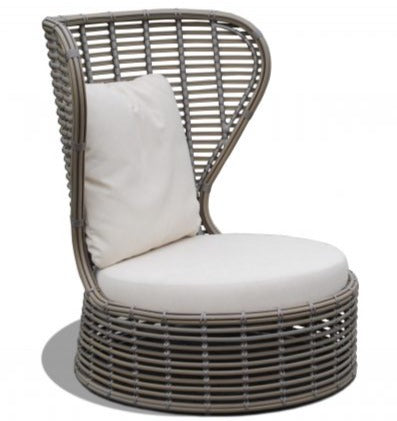 Skyline Design Bakari Rattan Lounging Armchair 