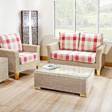 BISQUE CONSERVATORY INDOOR RATTAN Coffee Table