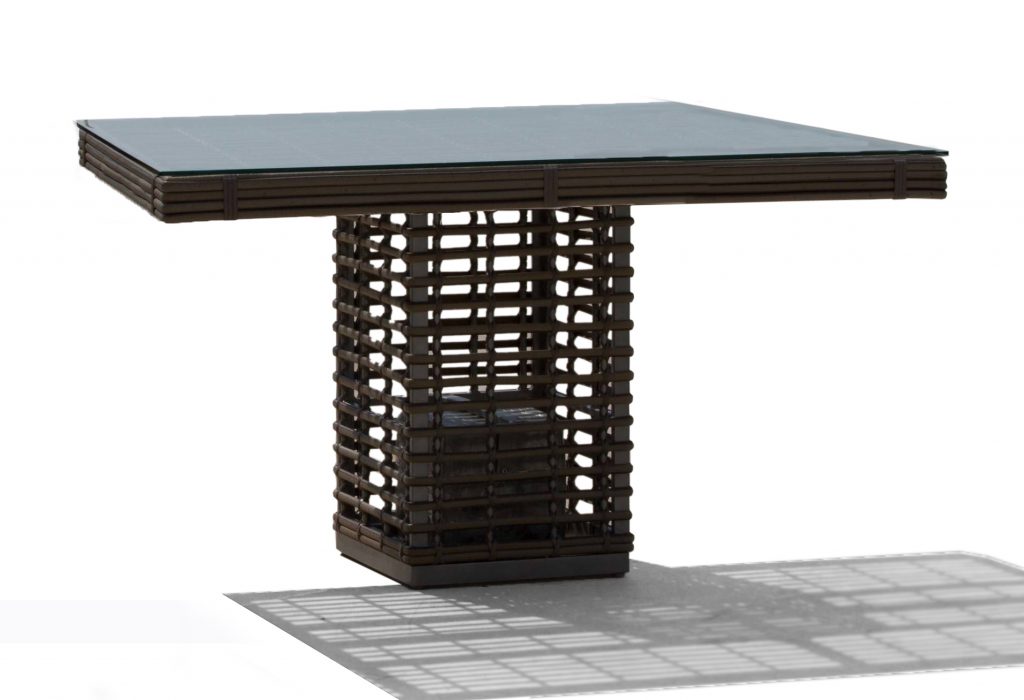 Castries Rattan Square 100cm x 100cm Garden Dining Table