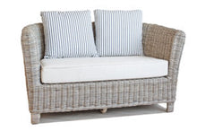 Load image into Gallery viewer, CARBIS BAY CONSERVATORY INDOOR RATTAN TWO SEAT SOFA- Kubu Grey
