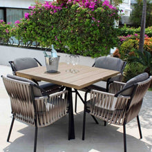 Load image into Gallery viewer, Skyline Design Chatham Rattan Four Seat Garden DIning Set
