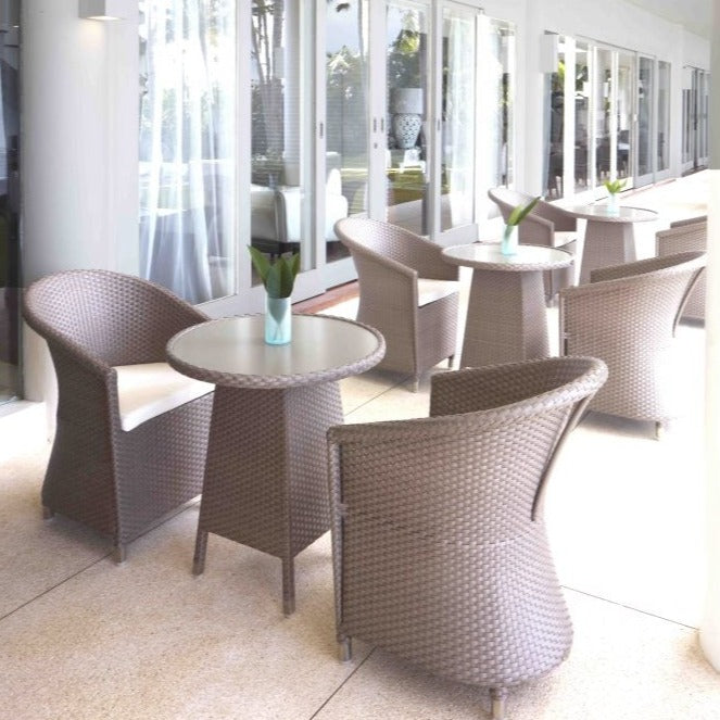 Skyline Design Chester Rattan Bistro Round Garden Dining Set