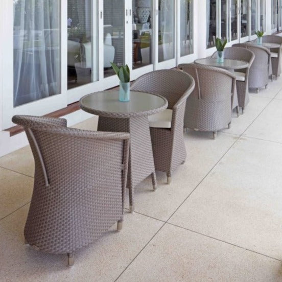 Skyline Design Chester Rattan Bistro Round Garden Dining Set