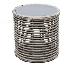 Load image into Gallery viewer, Skyline Design Bakari Rattan Round Side Table
