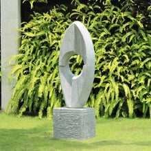Load image into Gallery viewer, Eclipse Stone Sculpture With Plinth
