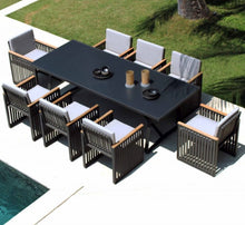 Load image into Gallery viewer, Skyline Design Horizon Rectangular 200 x 100 Aluminium Composite Dining Table
