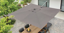 Load image into Gallery viewer, Carectere JCP-302 Square 2.6m x 2.6m Cantilever Parasol with Wheeled 158kg Parasol Base

