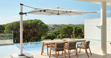 Load image into Gallery viewer, Carectere JCP-401 Square 3.7m x 3.7m Commercial Cantilever Parasol with Wheeled Parasol Base
