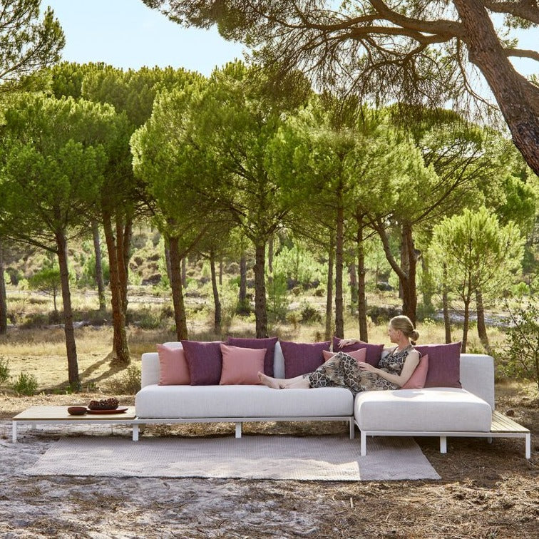 Skyline Design Mauroo Modular L Shape Garden Sofa with Colour Options