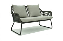 Load image into Gallery viewer, Skyline Design Kona Metal  Outdoor Four Seat Sofa Set with rope Weave detailing
