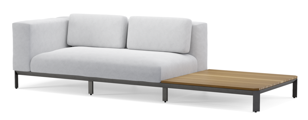 Skyline Design Mauroo Modular Left Arm Sofa with Table - Colour Options