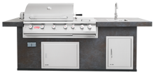 Load image into Gallery viewer, Bull ODK Prefabricated BBQ Outdoor Kitchen - Bull 7 Burner 243cm x 79cm
