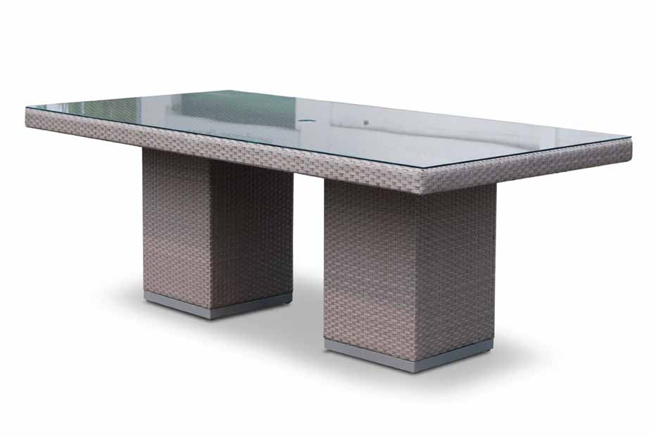 Skyline Design Pacific Rattan Rectangular 160 x 80cm Rattan Garden Dining Table