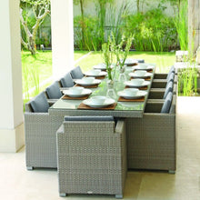 Load image into Gallery viewer, Skyline Design Pacific Rattan Rectangular 330 x 100cm Rattan Garden Dining Table
