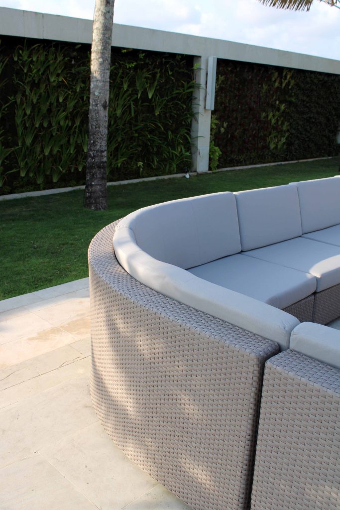 Skyline Design Pacific Rattan Curved Modular Garden Corner Sofa