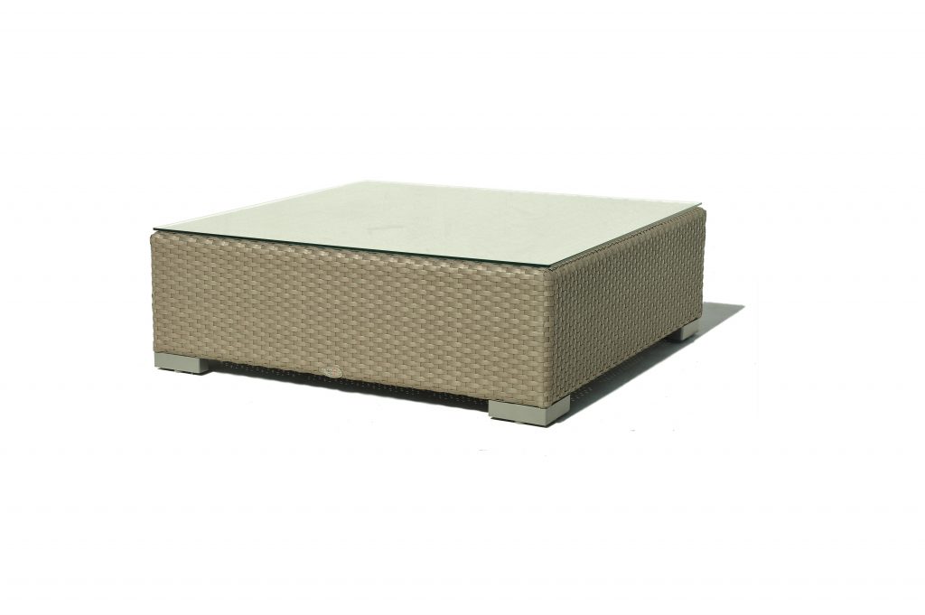 Skyline Design Pacific Rattan Square Garden Coffee Table Size Options