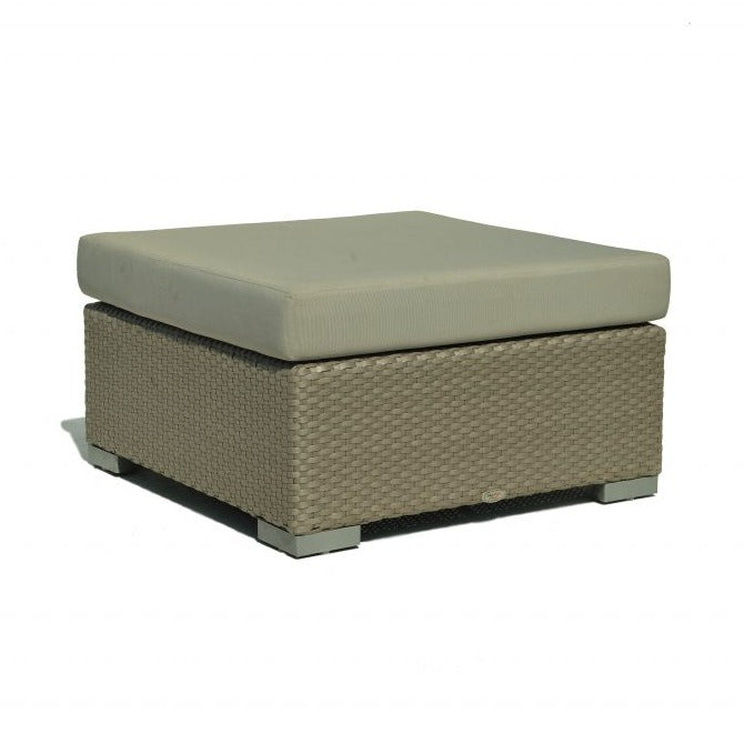 Skyline Design Pacific Rattan Square Footstool Ottoman