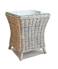 Load image into Gallery viewer, BEACH CONSERVATORY INDOOR RATTAN Side Table- Kubu Grey
