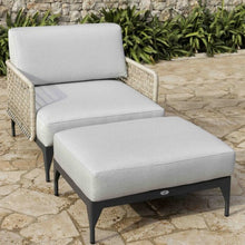 Load image into Gallery viewer, Skyline Design Western Contemporary Outdoor Ottoman Footstool
