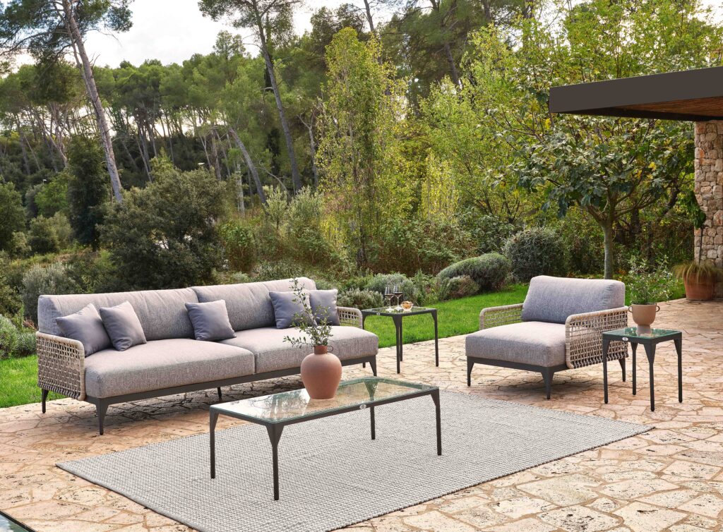 Skyline Design Western Lounging Outdoor Sofa