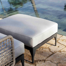 Load image into Gallery viewer, Skyline Design Western Contemporary Outdoor Ottoman Footstool
