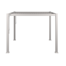 Load image into Gallery viewer, Aluminum Louvered roof Gazebo Pergola White Frame 3m x 3m
