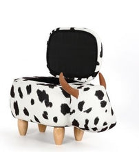 Load image into Gallery viewer, The Cow Animal Ottoman Footstool with Storage
