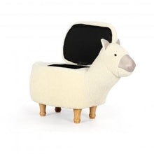 Load image into Gallery viewer, The Llama Animal Ottoman Footstool with Storage
