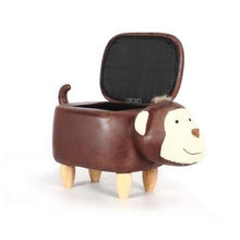 Load image into Gallery viewer, The Monkey Animal Ottoman Footstool with Storage
