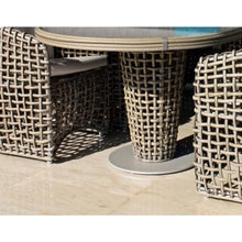 Load image into Gallery viewer, Skyline Design Dynasty Six Seat Oval Kubu Rattan Garden Dining Set
