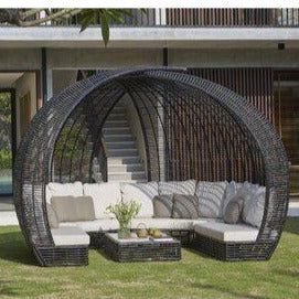 Sparta Large Rattan Pavilion Outdoor U Sofa Skyline Design -  SPECIAL ORDER ITEM