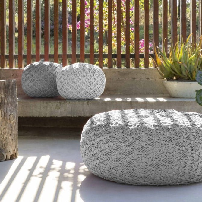 Skyline Design Lowie Small Round Outdoor Footstool