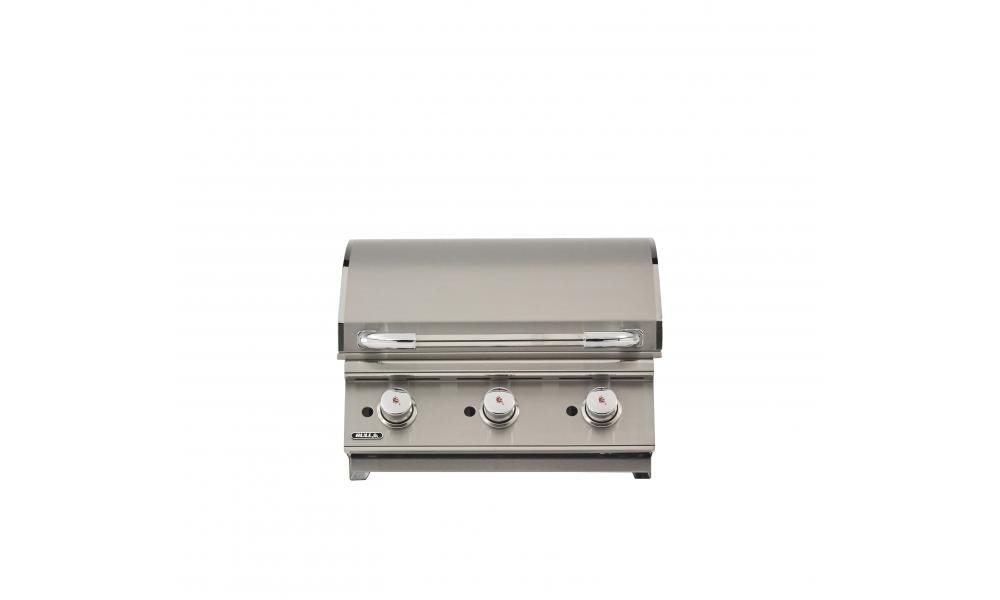 BULL Flat Bed Plancha Griddle 3 Burner Propane GAS BBQ Built in Grill Head with cover