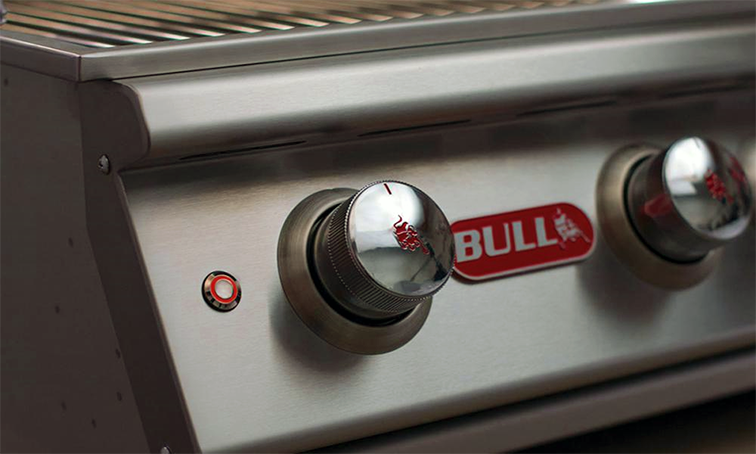 BULL OUTLAW 4 Burner Built In Natural Gas BBQ Grill Head