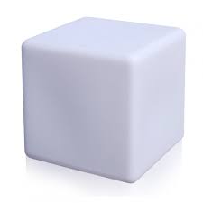 Outdoor LED Light up Cube Stool Seat