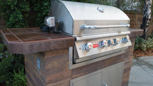 Load image into Gallery viewer, BULL ANGUS 5 Burner Built in Propane Gas Grill Head with Rotisserie and cover
