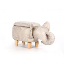 Load image into Gallery viewer, The Elephant Animal Ottoman Footstool with Storage
