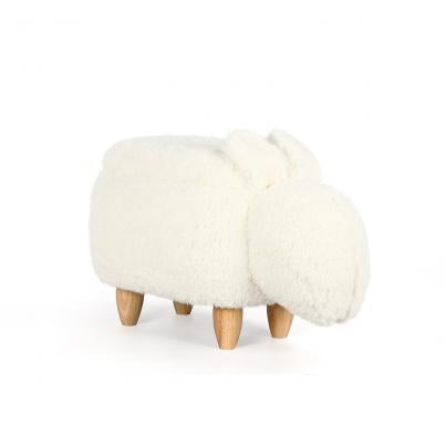 The Fluffy Rabbit Animal Ottoman Footstool with Storage