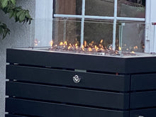 Load image into Gallery viewer, Muztag Stockholm Outdoor Gas Fire pit Table, 95x50x71cm (Black)
