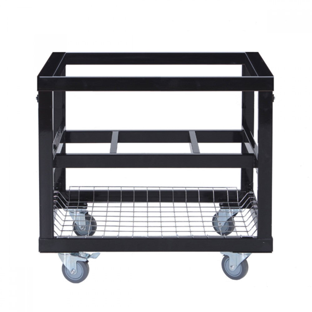 Primo Metal Ceramic BBQ Cart with side shelve options