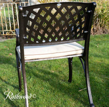 Load image into Gallery viewer, Rathwood Cast Aluminium Dining Chair Brown Bronze

