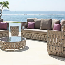 Load image into Gallery viewer, Skyline Design Strips Five Seat Rattan Garden Sofa Set
