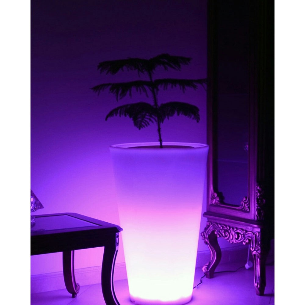 Outdoor LED Light up Tower Garden Planters